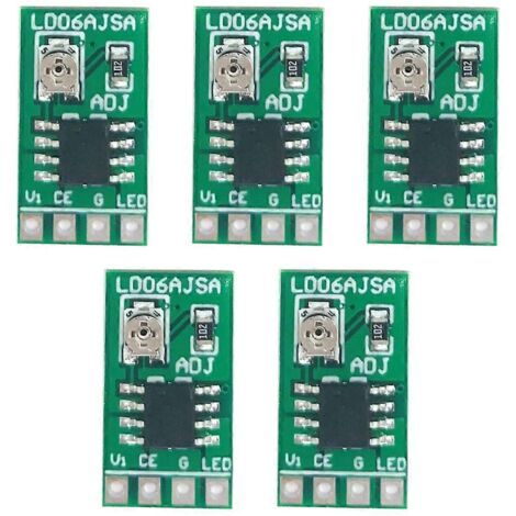 Lot de 5 drivers LED à courant constant réglable 30-1500 mA