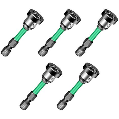 Lot de 5 embouts de tournevis pour visseuse à placo --