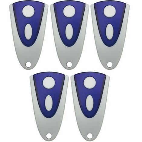 Lot de 5 Émetteur Porte de Garage 433,92MHz Compatible avec Novoferm Novotron 502 MAX43-2 Novotron 512 MIX43-2 pour Novotron 522 Novoferm MNHS433-2