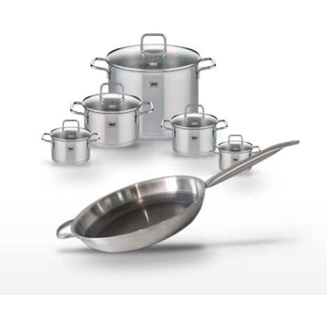 Lot de 5 Faitouts Elo Relief Solution et Poêle 32 cm