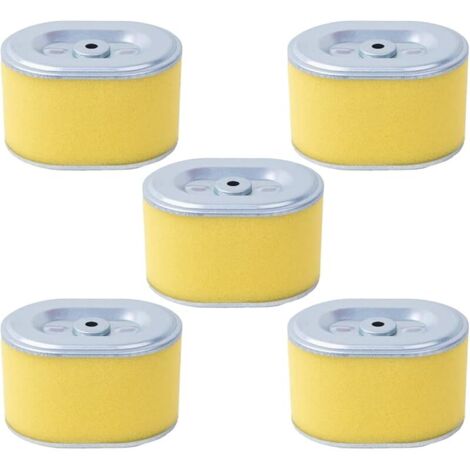 Lot de 5 Filtres à Air avec Préfiltre pour Honda GX160 GX200 GX140, Filtre à Air Fit 5hp, 5.5hp, 6hp Engine Pièces de Rechange 17210 ZE1 505