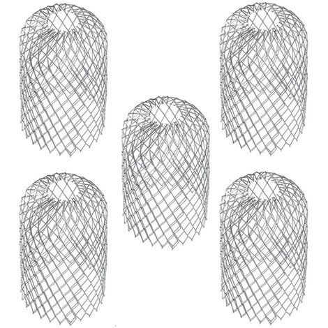 Lot de 5 filtres à feuilles, filtres de gouttière, drains de toit, filtres anti-feuilles, anti-colmatage 815