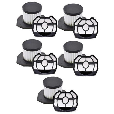 Lot de 5 filtres avec 2 préfiltres de rechange pour aspirateur balai Ryobi P718 313282002 18 volts