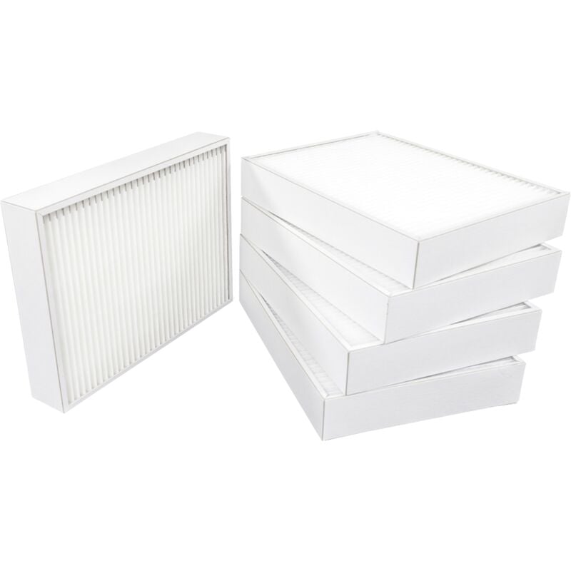 Lot de 5 filtres compatibles pour échangeur collectif aldes sans by-pass