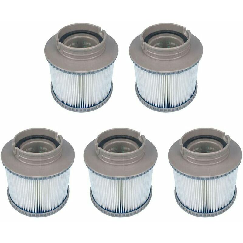 Lot de 5 filtres de rechange pour mspa FD2089, cartouche de filtre pour piscine, hot-subbs et spas