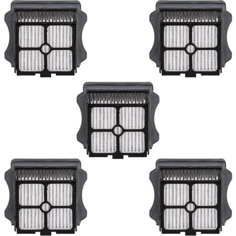 Lot de 5 filtres HEPA compatibles avec Tineco iFloor 3/Floor One S3/Floor One S5/Floor One S5 Pro, kit de filtres pour aspirateur humide et sec, pièces de rechange 5 filtres