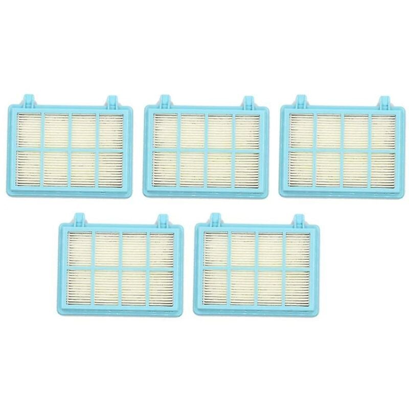 Lot de 5 filtres Hepa pour aspirateur FC5832 FC5835 FC5836 FC5982 FC5988 FC9350 FC9351 FC9352 FC9353