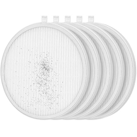 Lot de 5 filtres réutilisables pour collecteur de poussière d'ongles, filtres de recharge --