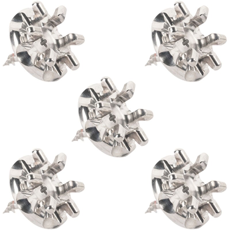 Lot de 5 Fixations crochet vis Placo Longueur 16 mm Alu L'attachante