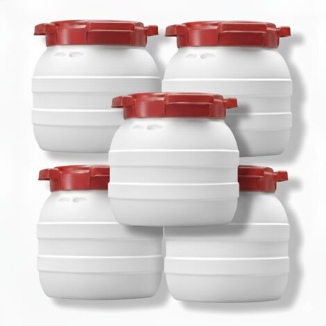 Lot de 5 Fûts CurTec 3.6L : Solution de Stockage et Transport Sécurisé