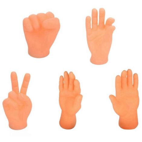 Lot de 5 gants jouets pour chats et chiots, jouets pour chats en caoutchouc extensible --