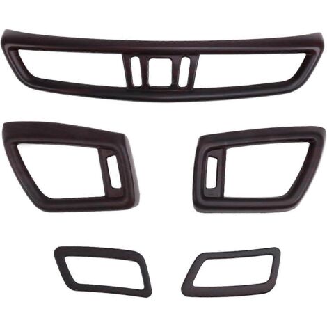 Lot de 5 grilles d'aération pour Nissan X-Trail, couleur bois de pêcher.