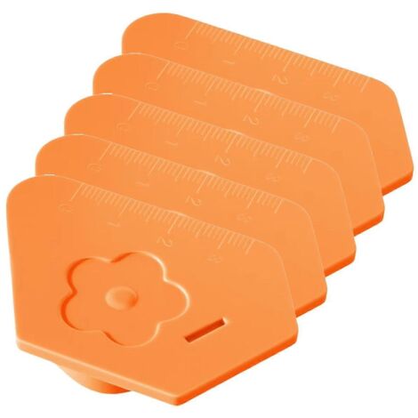 Lot de 5 guides de couture magnétiques multifonctionnels, positionneurs de bord en plastique, A