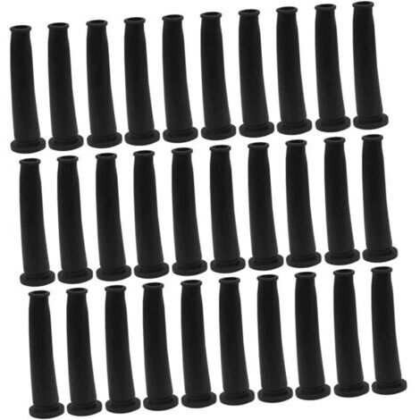 Lot de 5 Housoutil 30pièces Gaine De Protection pour Câbles Caoutchouc Manchon De Câble pour Ordinateur Télévision Voiture Et Autres Appareils