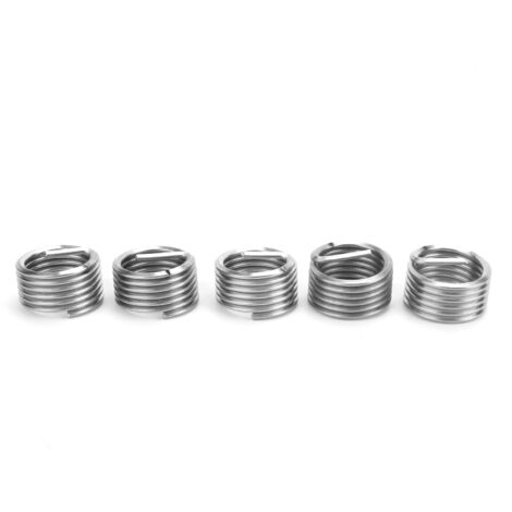 Lot de 5 inserts filetés mâles et femelles réducteurs pour écrous, outil de réparation, fixation en acier inoxydable M24x3x1D