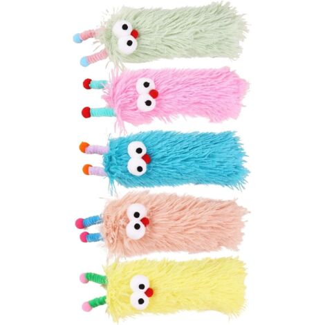 Lot de 5 jouets à mâcher doux à mâcher pour animaux de
