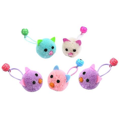 Lot de 5 jouets à mâcher pour chat