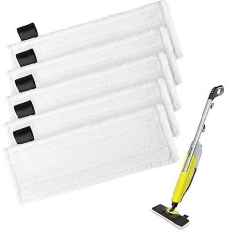 Lot de 5 Karcher Karcher Nettoyeur Vapeur Accessoires Velcro SC5 4 3 2 Lingettes Vadrouille