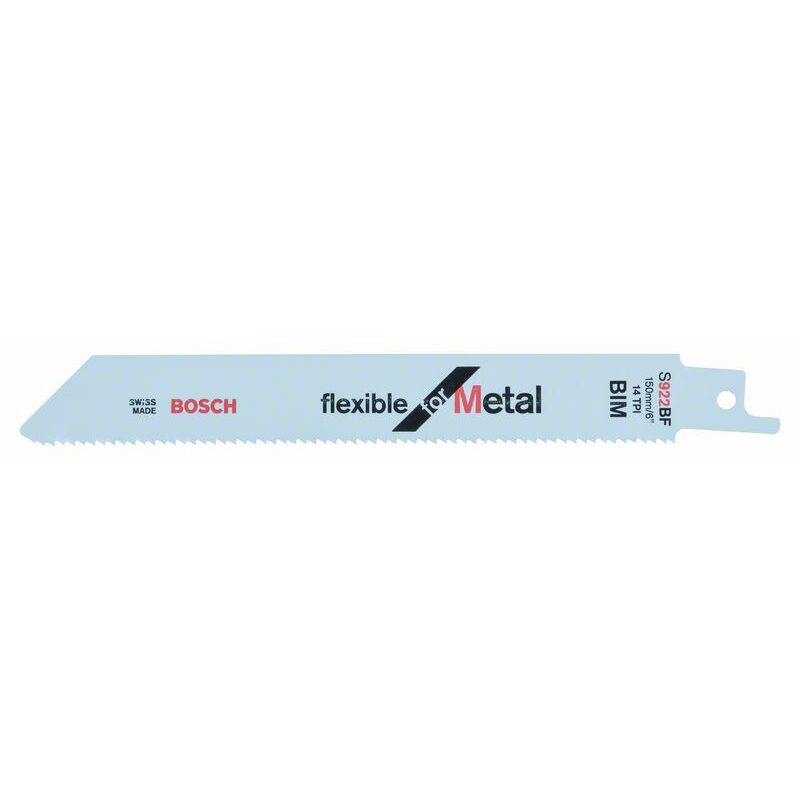 Bosch - Lame de scie sabre bim - s 922 bf Flexible for Metal - 150 mm - Boite de 100 - 2608656027