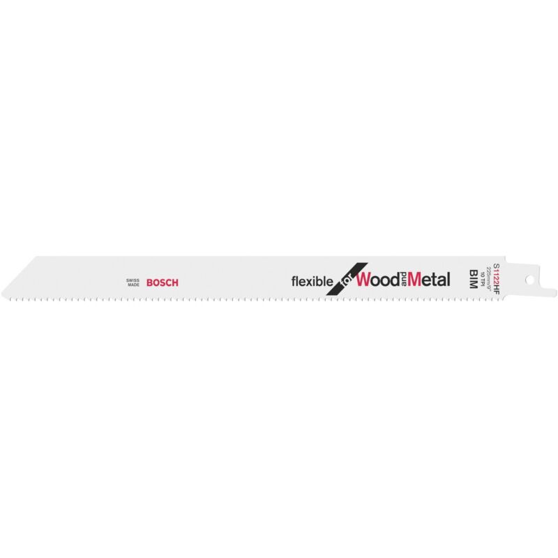 Bosch - Lame de scie s 1122 hf Flexible for Wood and Metal