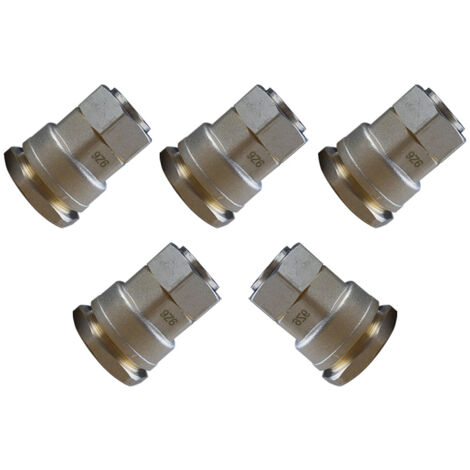 Lot de 5 Manchons Laiton droit PEHD Ø25 Femelle Écrou libre 3/4" (20/27) - ACS 16 Bars - Arco