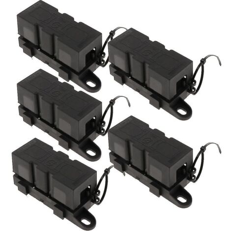 Lot de 5 méga porte-fusibles avec couvercle universel pour camping-car/fourgonnette/camion
