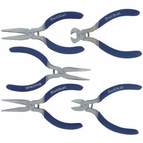 Lot de 5 mini pinces   dim  (mm) 112