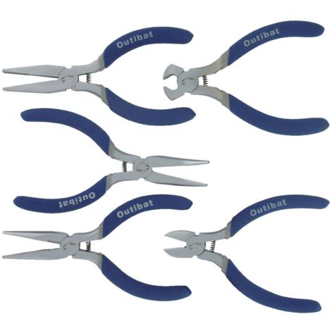 Lot de 5 mini pinces   dim  (mm) 112
