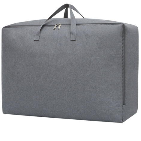 lot de 5 Organisateur de placard de rangement sous le lit, imperméable, robuste, organisateur de vêtements, sacs de déménagement, rangement de vêtements (couleur : gris, taille : 70 x 50 x 26 cm)