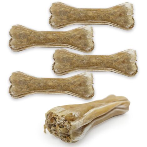 Lot de 5 os fonctionnels au faisan pour chiens Mersjo 13,5 cm - énergie et digestion