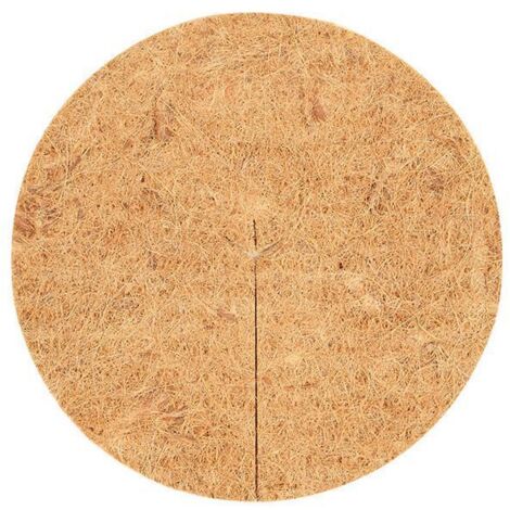 Lot de 5 paillassons en fibre d'arbre, tapis anti-mauvaises herbes, housses hivernales pour seaux - 30 cm (0,3-0,5 cm)