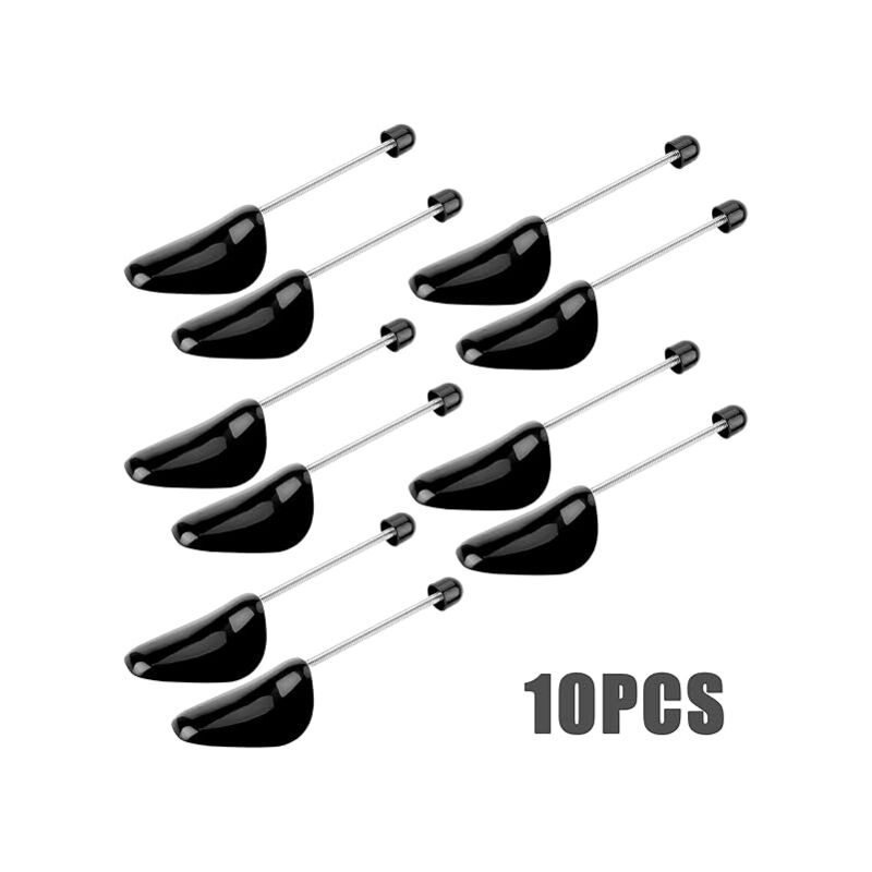 Lot de 5 Paires Embauchoirs en Plastique, Embauchoirs Chaussures - Avec Ressort Spirale, Forme Chaussure, Taille Homme, 39 à 47, Forme Chaussure en