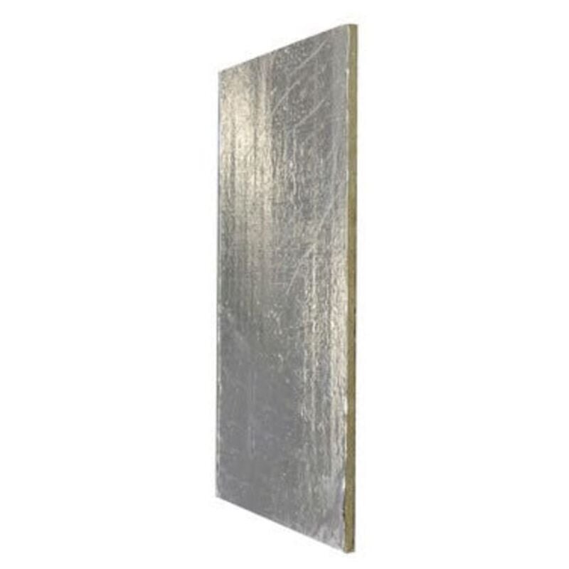 Lot de 5 Panneaux en Laine de Roche pour Cheminée 100x60x3 cm 3 m² d'Isolation Thermique Ignifuge