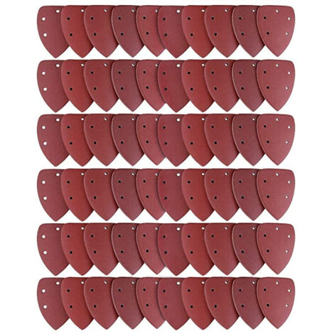 Lot De 5 Patins Perforés (oval) - Grain 240 - 115 X 280 Mm - Kreator