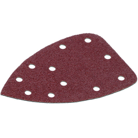 Lot De 5 Patins Triangulaires Auto-agrippants Grain 120 165x165x100 Mm - Outifrance