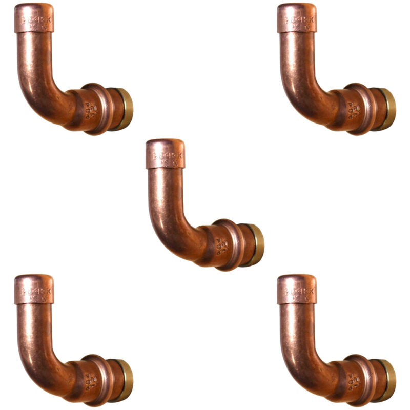 Lot de 5 Patères cuivre 'Vintage-Rétro' Arcanaute