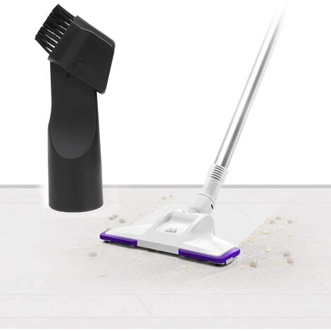 Lot de 5 pièces universelles pour aspirateur 2 en 1 Tête de brosse plate à poussière Embout de rechange pour aspirateur Diamètre intérieur 32 mm