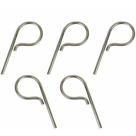 Lot de 5 pitons P Standard en inox 12 cm - Linxor