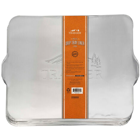 Lot de 5 plaques aluminium de récupération des graisses pour barbecue à pellets Pro 575 - Traeger