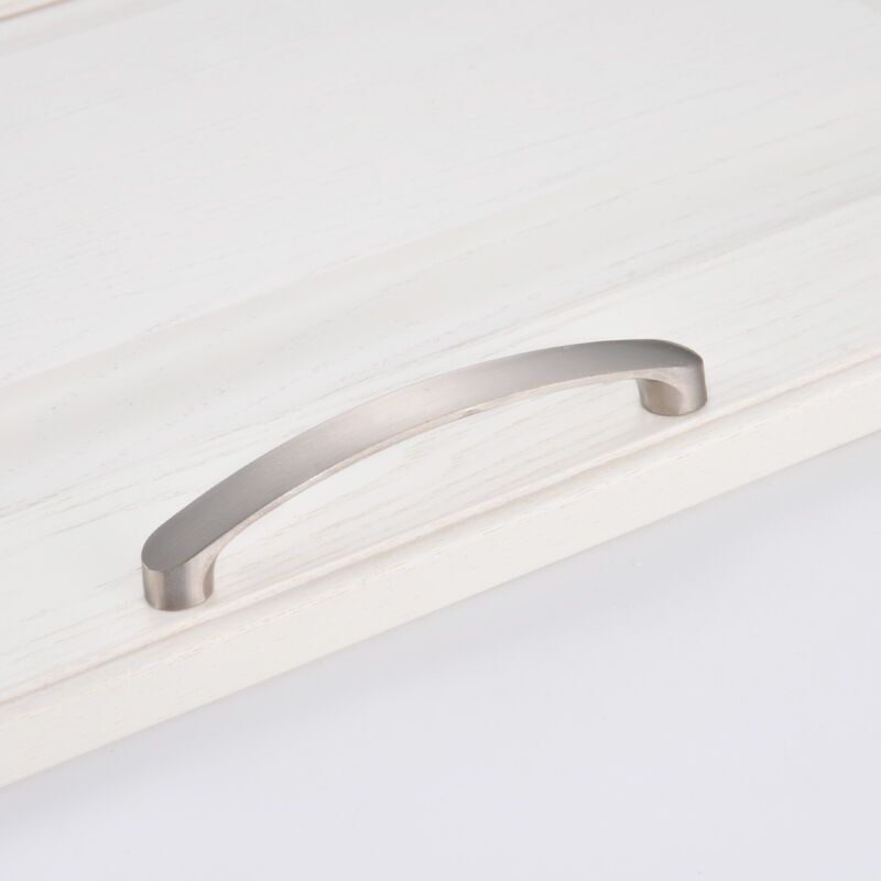 Lot de 5 Poignée Meuble Cuisine En Nickel Brossé Poignée d'armoire Poignée Meuble-Poignées Tiroirs Cuisine Inox(Centre à Centre 160mm)
