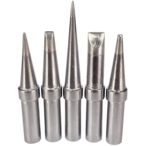 Lot De 5 Pointes De Fer À Souder De Rechange Pratiques Sans Plomb Eta Etb Etd Ets Ett Pour Weller Wesd51 Wesd50 Wcc100