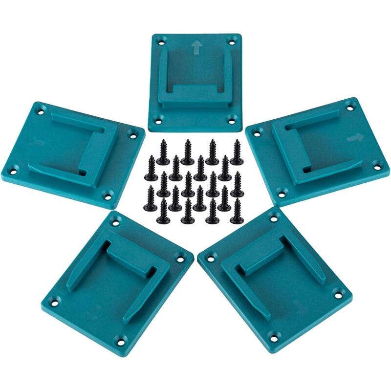 Image of 5-teiliges Werkzeughalter-Set für Makita 18-V-Bohrmaschine – Cyanblau