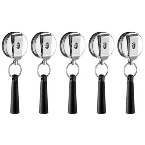 Lot de 5 porte-stylos rétractables, flexibles et extensibles.
