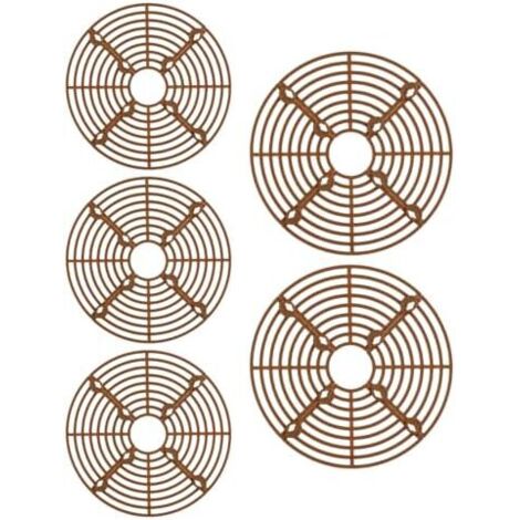 Lot de 5 pots fleurs découpables avec filets pour chiots et chiens - Pour intérieur extérieur