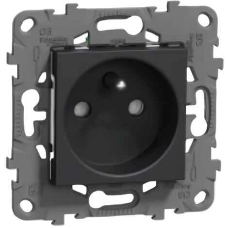 Prise RJ45 Schneider UNICA TOP Cat.6 – Finition Bois Wenge – Occasion