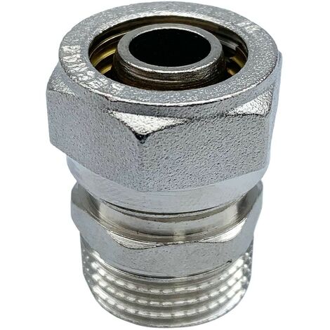 Lot de 5 Raccord PER mâle 1/2" x Ø16 à compression