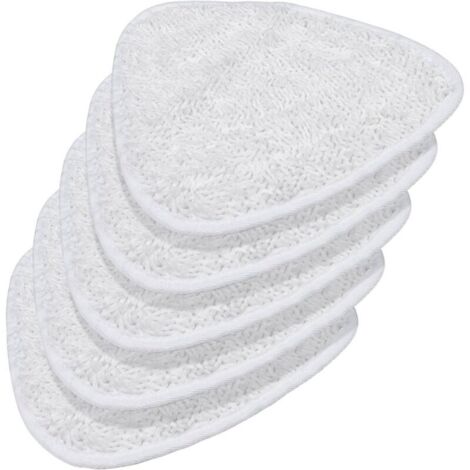 Lot de 5 Recharge pour Balai Vapeur Vileda Steam, Nettoyeur Serpillere Balai Vapeur, Accessoire Balai Vapeur Microfibre Compatible avec Vileda Steam, Lavables en Machine Réutilisation