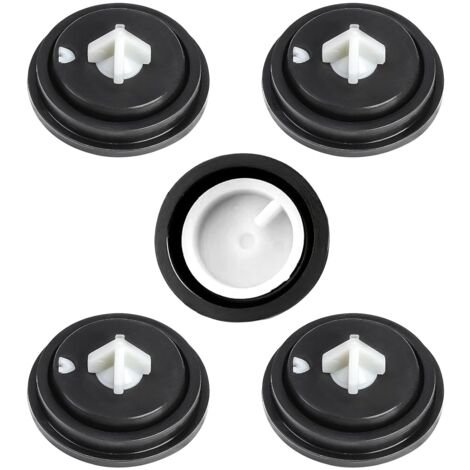 Lot de 5 Rondelles de Diaphragme de Soupape, Membranes pour Robinet Flotteur, Réparation Facile de la Chasse d'Eau