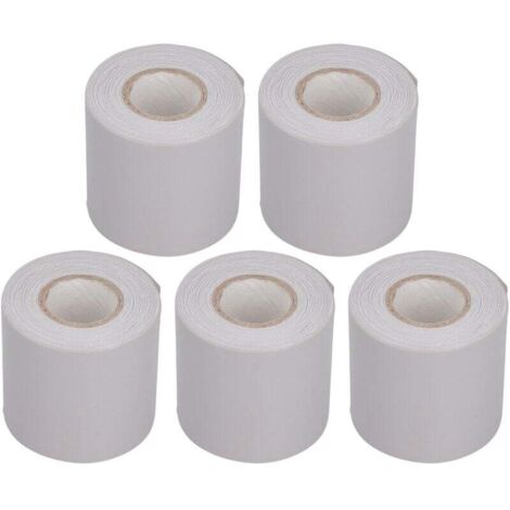 Lot de 5 rubans d'étanchéité pour conduits de climatisation, tuyaux en cuivre, PVC, isolation pour climatiseur, ruban résistant à la traction, largeur 60 mm