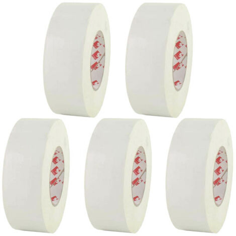 Lot de 5 rubans toiles adhésives SCAPA - Blanc - 50mm - 3120-50-blanc